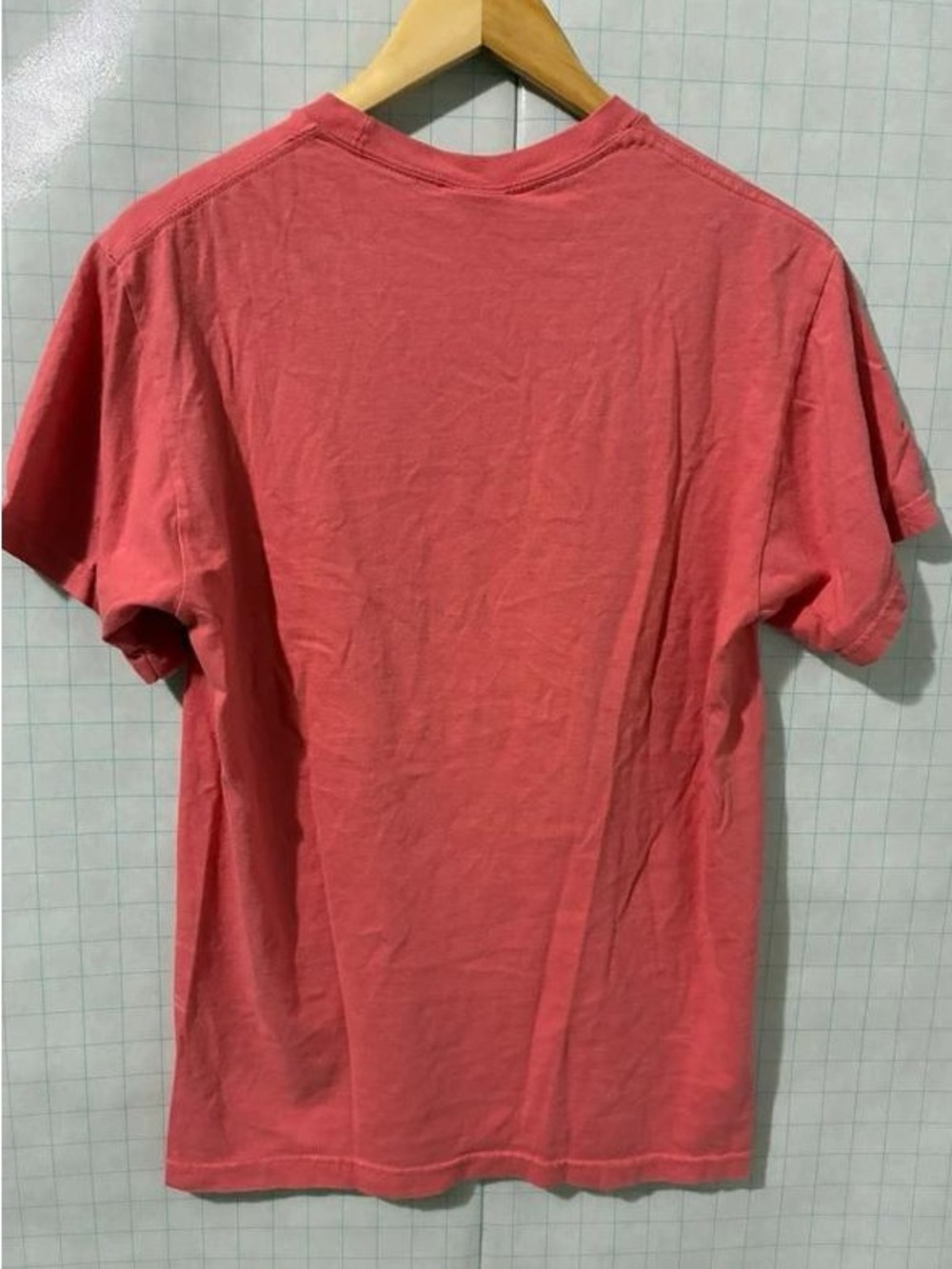 Classic Men's Crewneck T-Shirt in Coral Pink